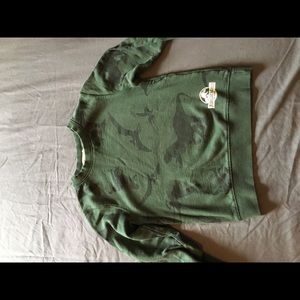 Where the dinosaurs are, Jurassic park sweat shirt